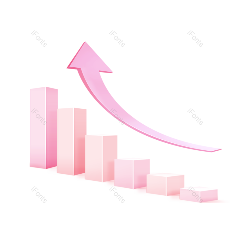 箭头图片,图表元素,箭头素材PNG,增长免抠素材